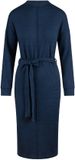 LingaDore Vrouwen Navy Marl Effen Lange Mouw Kleid