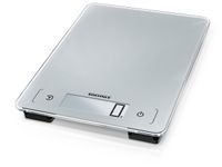 Soehnle 66225 Balance de cuisine numérique - Argent - 10 kg - Rectangulaire