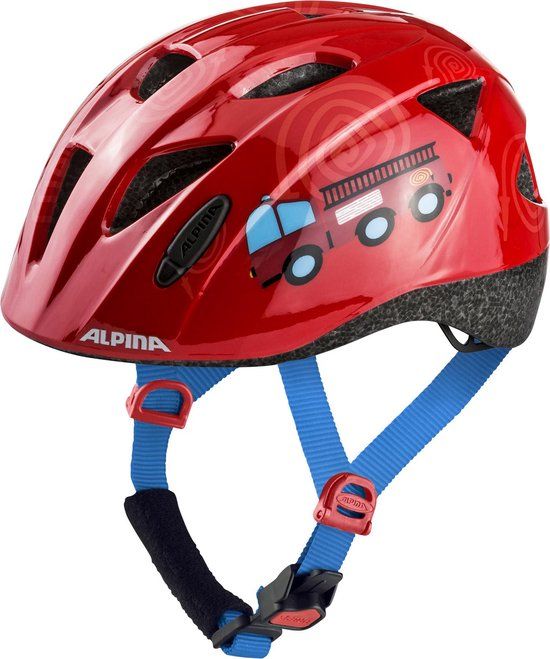 Alpina Ximo Fietshelm Kinderen - Rood/Bont - 47-51cm