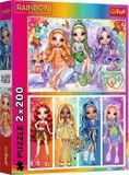 Trefl Puzzel Rainbow High poppen - 200 stukjes