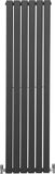 MonsterShop Monster Group BV Design radiator - antraciet - 1600 mm x 420 mm - 1791.8 W - Koolstofstaal - 33.20 kg