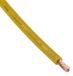 RS PRO Enkele aderkabel 1 mm² 30m geel Ø 2.7mm 57/0,15 mm strengen, verpakking van 30 meter
