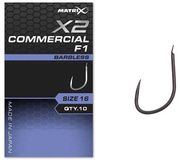 Matrix X2 Commercial F1 Spade-Barbless (10 pcs) - Maat : 14