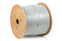 Solide LINK FTP-kabel voor netwerkkabel, categorie 6, LSZH, mat, koper, 305 m, ECA-klasse, grijs