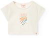 Boboli Knit T-shirt Met Korte Mouwen Beige 16 Years Meisje
