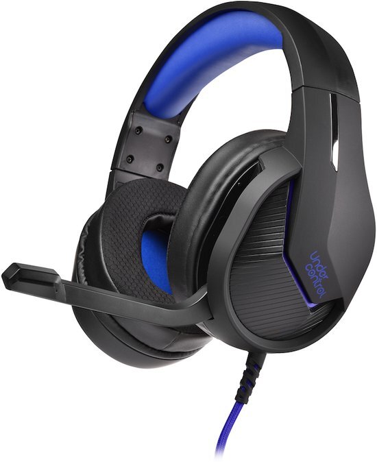 Under Control Multiformat gaming headset met 3.5 mm jack - zwart