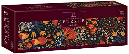 Interdruk Puzzle Panorama 1000 Pieces for Adults - Flowers no. 2