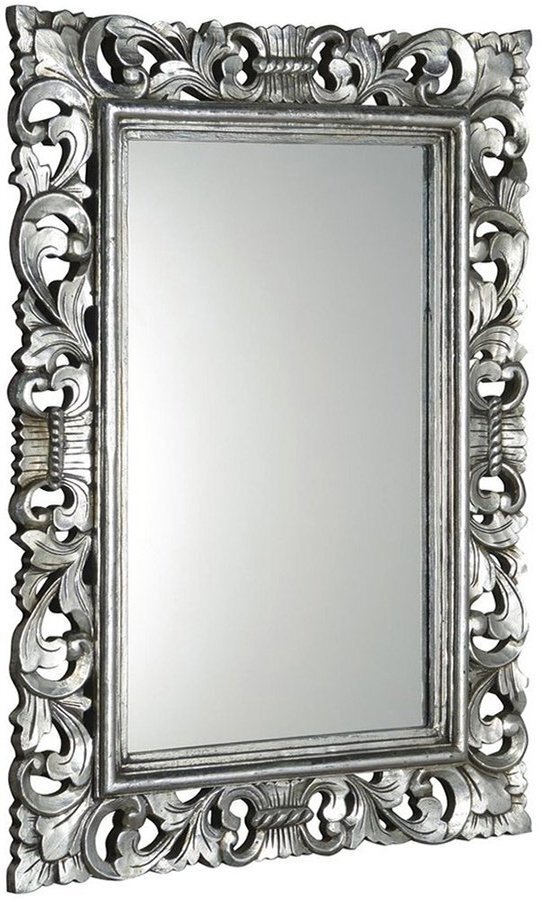 Sapho SCULE spiegel met frame, 80x120cm, zilveren antiek