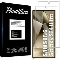 Phonillico® Samsung Galaxy S24 ULTRA Gehard Glas (2 stuks)