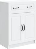 vidaXL Dressoir Wit 66 x 34,5 x 87 cm Bewerkt hout