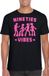 Bellatio Decorations Verkleed T-shirt voor heren - nineties vibes - zwart - roze glitter - carnaval S