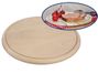 Hi Serveer plank - rond - 28 cm - hout