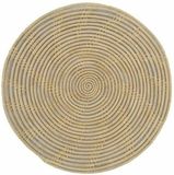 DKD Home Decor Placemat Natuurlijk Vezel Rond 38 x 38 x 0,5 cm