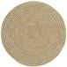 DKD Home Decor Placemat Natuurlijk Vezel Rond 38 x 38 x 0,5 cm