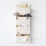 3 Sprouts - Porte-manteau de porte - Rangement suspendu - Organisateur - Porte-vêtements - Idéal pour chambre d'enfant, Terrazzo - Crème