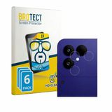 BROTECT - Screenprotector voor Fairphone 6 Plus (ALLEEN Camera) - Folie Beschermfolie transparant 6 Stuks