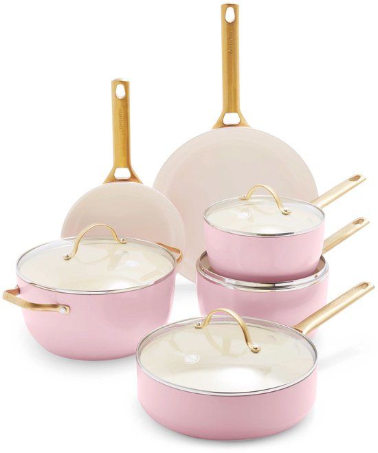 GreenPan Padova Blush Pink 10-delige Pannenset