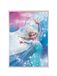 Komar Fotolijst hout wit met muurschildering "Frozen 2 Elsa Action" als set - grootte: 50x70 cm - muurschildering, decoratie, ijskoningin, Disney