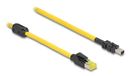 DeLOCK 81253 netwerkkabel Zwart, Geel 5 m Cat6 Rond