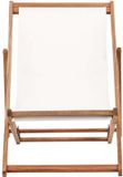 Hioshop Peachy Tuinstoel Naturel Hout