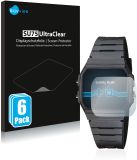 Savvies Screenprotector voor Casio Collection Unisex F-91W - Folie Beschermfolie transparant 6 Stuks