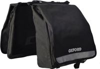 Oxford Dubbele Fietstas - Zwart - 20 Liter