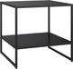 en.casa Bijzettafel Salsnes industrieel met opbergplank 53x51x51 cm zwart