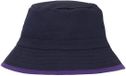 Neutral Reversible Bucket Hat NE93061 - navy/purple - M/L