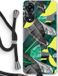 Case Company - Oppo A78 5G Case with Cord - Fantasy Jungle - Black Cord - All-Around Protection