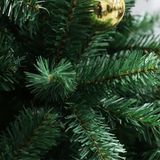 Garvee Kunstkerstboom, ledverlichting, afstandsbediening en ornamenten, eenvoudige montage, robuuste metalen sokkel, decoratie voor thuis, kantoor en feesten