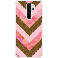 Redmi Bedrukt siliconen hoesje compatibel met Redmi Note 8 Pro Texture paillettes