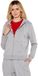 Guess Dames Hoodie met Mini Driehoek - Grijs - XS