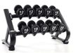 Muscle Power Rack à haltères pour 5 paires Deluxe - Noir mat