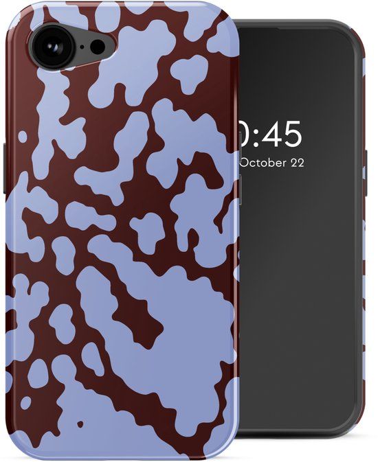 Selencia Hoesje - Geschikt voor Apple iPhone 17e / 16e - Backcover geschikt voor MagSafe - Moo'd Lavender Glow
