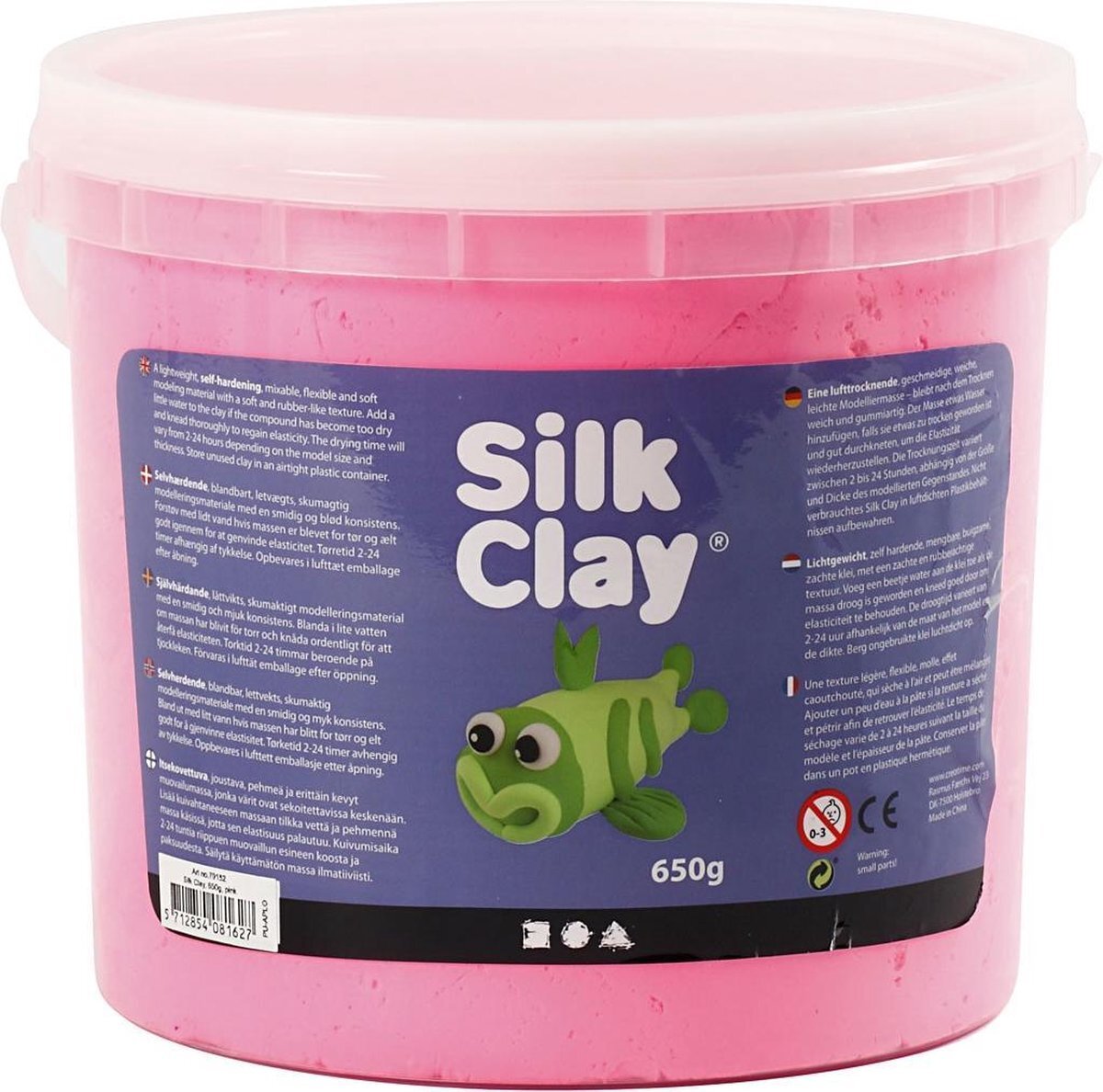 Silk Clay Silk Clay®, 650 gr, roze