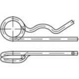 TOOLCRAFT Borgpen Roestvrij staal A4 10 stuk(s)