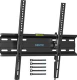 BONTEC Support mural TV, inclinable, noir, 23-55 pouces, 45 kg, VESA 400x400mm