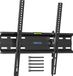 BONTEC Support mural TV, inclinable, noir, 23-55 pouces, 45 kg, VESA 400x400mm