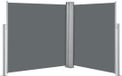 vidaXL Pare-soleil rétractable 140x600 cm anthracite