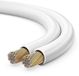 Sonero 100 meter 2 x 4,00 mm² CCA luidsprekerkabel/boxkabel, kleur: wit