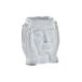 DKD Home Decor Bloempot grijs cement (18 x 17 x 21 cm)
