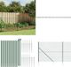 vidaXL Gaashek met grondankers, groen, 0,8 x 25 meter