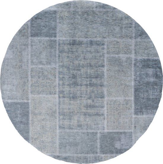 Veer Carpets Karpet Mijnen Rond Donker Groen 06 - ø160 cm