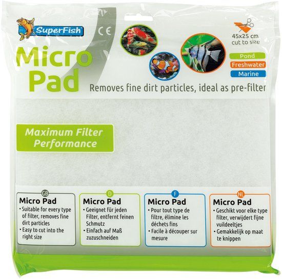 Superfish Micropad - Filtermateriaal - 45 x 25 cm