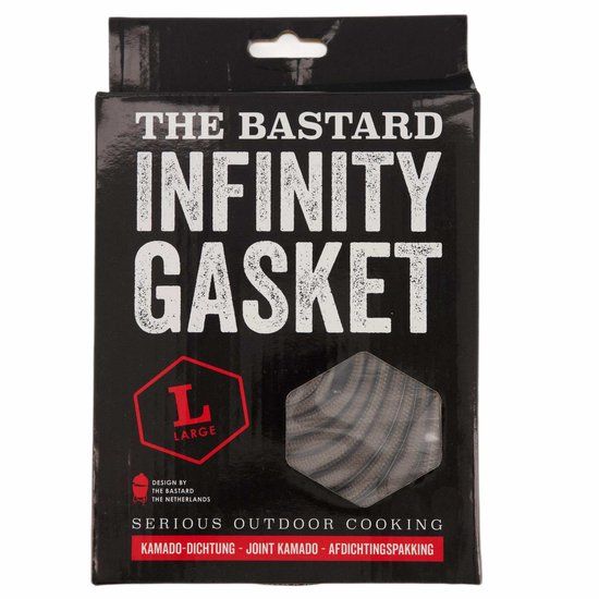 The Bastard Infinity Gasket Large - Grijs - RVS
