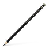 Faber-Castell 115214 Pitt-potloden, grafiet, mat, 14B, zwart, 12 stuks