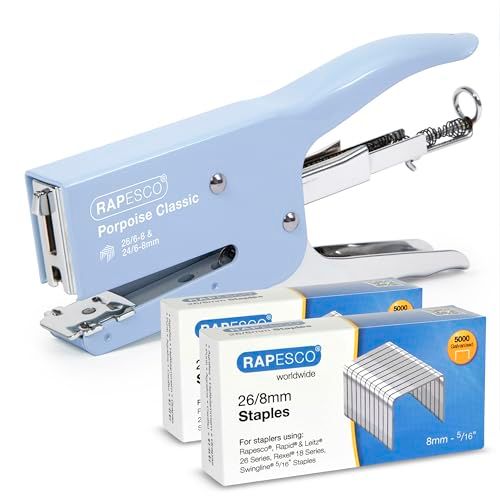 Rapesco Porpoise Nietmachine Set - Poederblauw