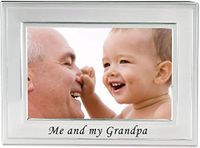 Lawrence Frames Ik en mijn opa verzilverd 6x4 fotolijst - Me And My Opa Design