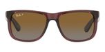 Ray-Ban Justin Rb 4165 Lunettes de soleil homme havane carrées marron 51mm