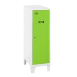 SimonRack Spind, metaal, wit/groen, 1015 x 400 x 500 cm